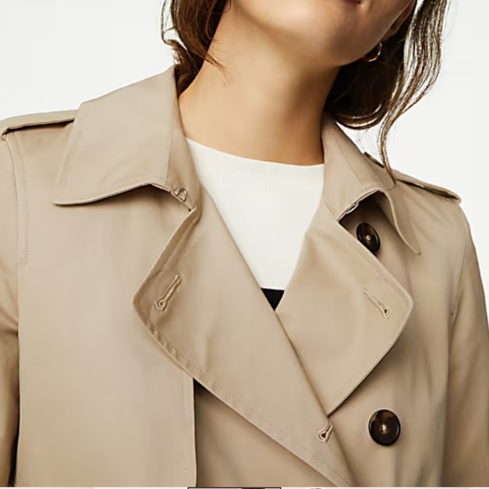 M&S Marks & Spencer Classic double breasted Trench Coat - Picture 5 of 7